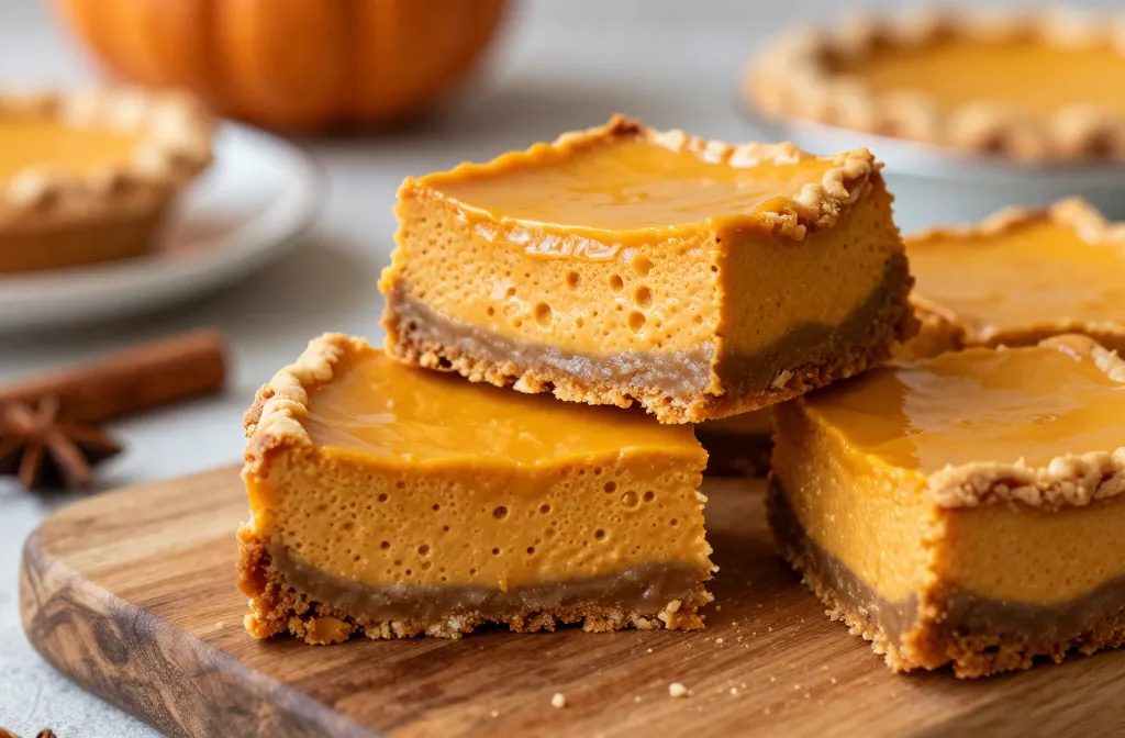 Pumpkin Cheesecake Bars: Fall’S Creamy Bite-Size Joy